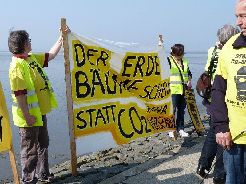 20.April 2011 0016.JPG - Filmaufnahmen des NDR zum Thema CCS Gesetzentwurf - 20. April 2011 Dagebüll